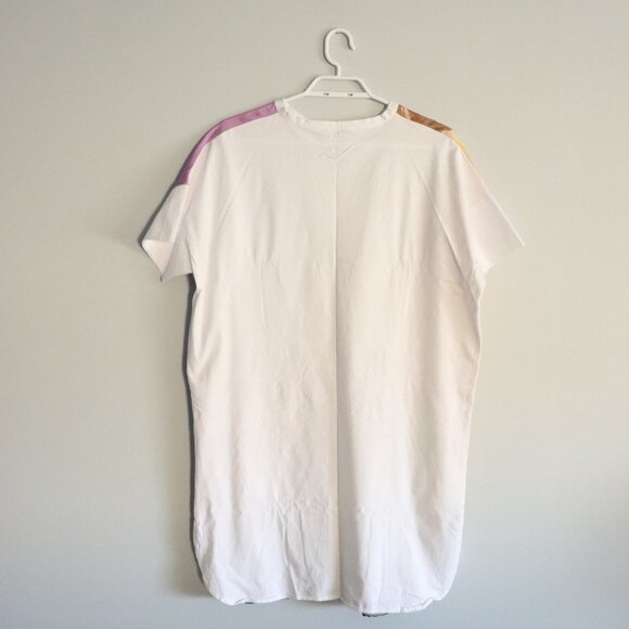 Zara Women's Sz M Short Sleeve Keyhole Taylor Swift Midi Stretch Dress - Picture 2 of 9